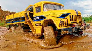 Dirt Busters: MAN KAT 6x6 vs ZIL 131 6x6 vs Land Cruiser 4x4 | RC Cars MUD OFF Road