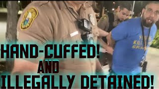 “I.D. REFUSAL GONE WRONG” Tyrant Cops Detain & HAND-CUFFED the wrong brothers!!! Wealth