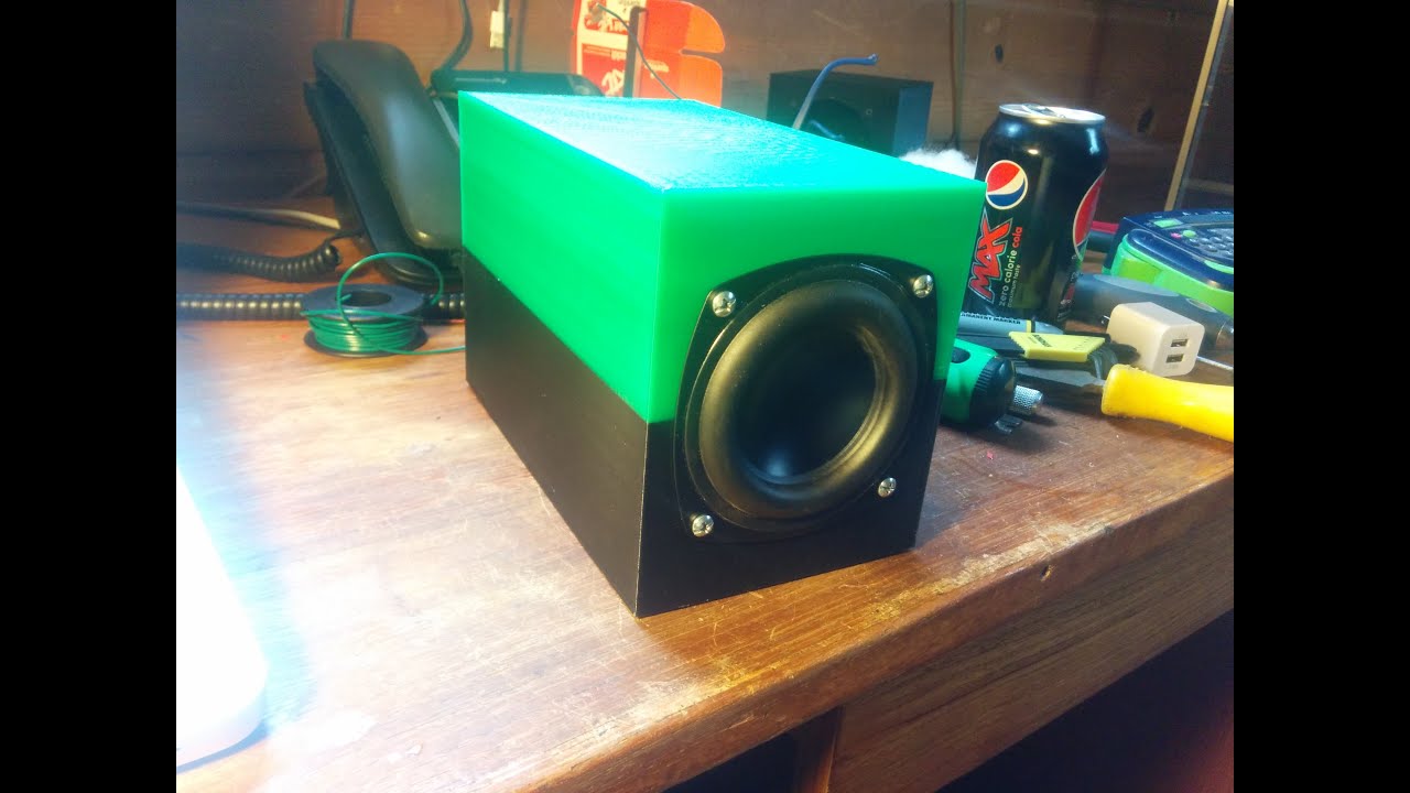 SpeakerGen - Parametric 3d Printed Speaker Enclosures - YouT