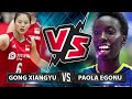 Gong Xiangyu vs Paola Egonu | Who's the BEST for you?| Amazing actions|Powerfull spikes | VNL 2019 |