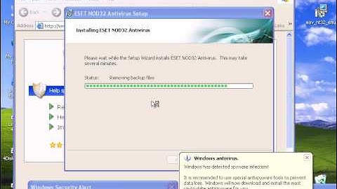 NOD32 4.0 Detection and Removal Tests.  Part 1