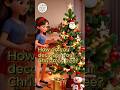 Decorating My Christmas Tree | Slow and Simple English story #englishstory #shortvideo #shorts