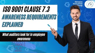 Watch: ISO 9001 Clause 7.3 Explained | What Auditors Look for in Employee Awareness