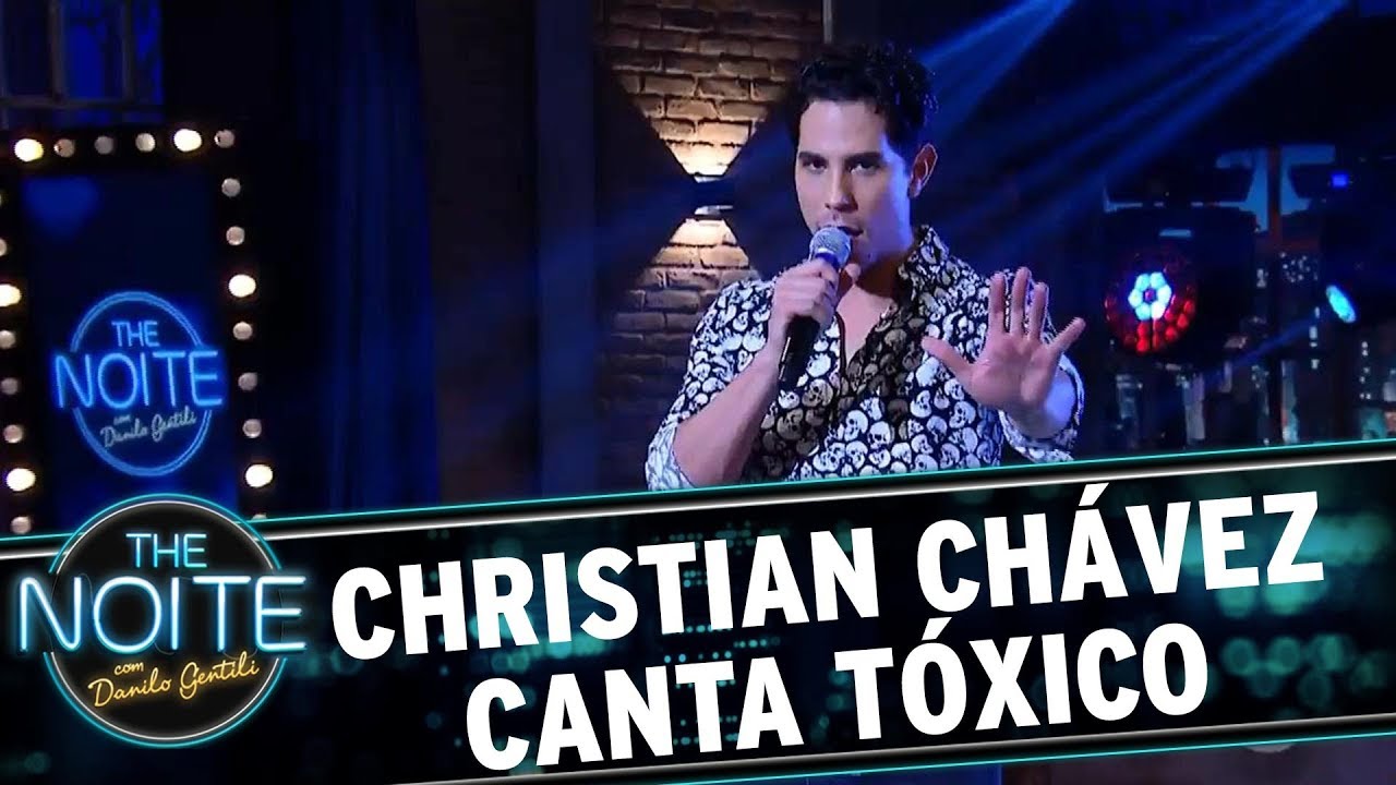 juliana salazar Christian Chávez canta Tóxico | The Noite (10/10/17)