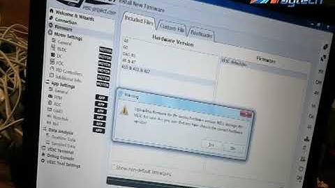 How to update Maytech SuperESC (VESC) to 3.3 version fimware