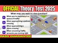 🚗 THEORY TEST 2025 UK | DVSA QUESTIONS 📘 ROAD SIGNS 🚦 | PASS FIRST TIME GUARANTEE ✅🔥