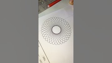 This Spirograph Art Magic Drawing | #shorts #Atik_Mia_official #art