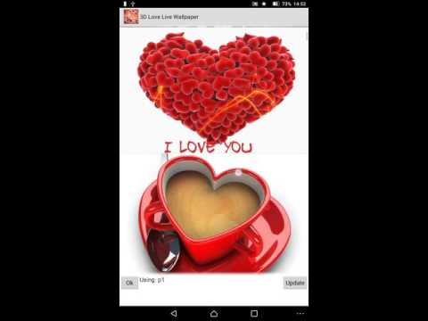 3D Valentines Wallpaper - Screen Lock, Sensor,Auto