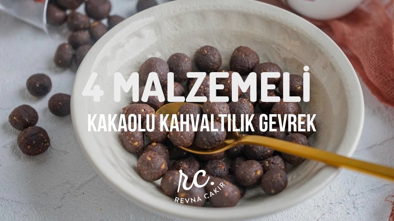 4 malzemeli kakaolu kahvaltilik gevrek i sekersiz unsuz vegan coco pops veganlar tatli tarifleri tatli