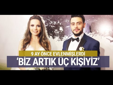 Rüzgar Erkoçlar Tuğba Beyazoğlu 9 ay önce evlendiler 'Biz artık üç kişiyiz'