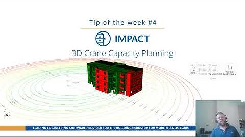 IMPACT Tip of the Week #4 - 3D Crane Capacity Planning