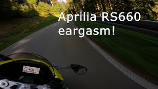 Aprilia RS660 first ride! [4K] [SOUND] [POV]
