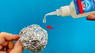 You Won&#39;t Believe What Happens When You Pour Super Glue on Aluminum Foil