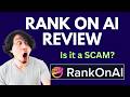 RankOnAI Review | SCAM ALERT! MUST WATCH