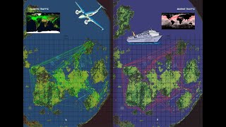 Flights and Marine Traffic Maps