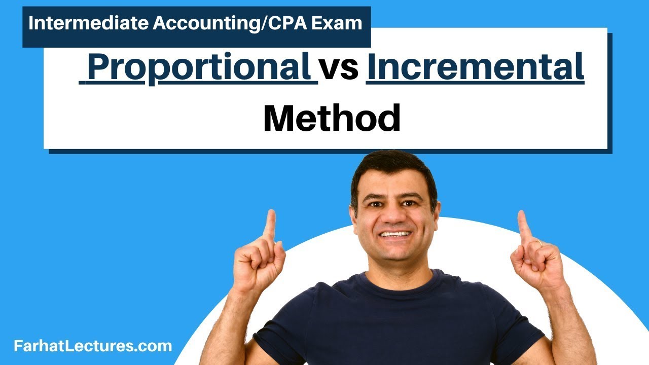 Proportional Method Vs Incremental Method YouTube