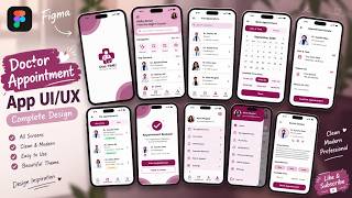 UI/UX App Design in Figma | Complete App UI Design Tutorial for Beginners