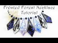 Polymer Clay Project: Frosted Forest Necklace Tutorial