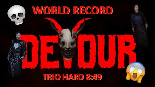 [Former WR] DEVOUR Asylum Speedrun | Trios  Hard | 1.0.19+ | 8:49
