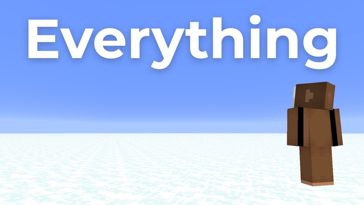 Minecraft, But The Whole World Is Under Powdered Snow