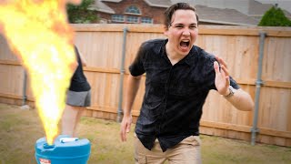 We Almost BLEW Up Our Backyard...