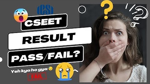 Cseet result jan 2023 pass or fail😭😭😭 reaction video#cseet #cseetjan23 #priyakumari #results #icsi