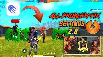BEST SETTINGS FOR FREE FIRE PHOENIX OS - SOLVE PROBLEMS AND REDUCE LAG ( HUD + SENSITIVITY ) #thumba