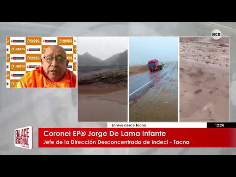 TACNA: LLUVIAS INTENSAS DEJAN AFECTACIONES Y ACTIVAN RESPUESTA ANTE HUAYCOS