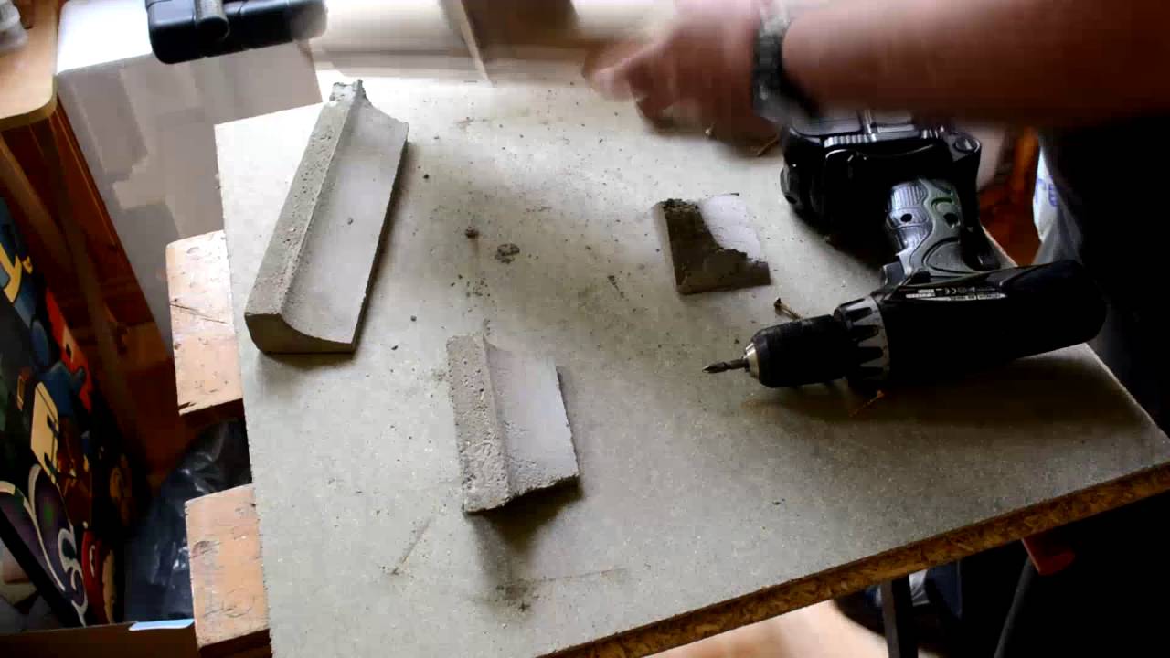 Decorative cement moulding - YouTube