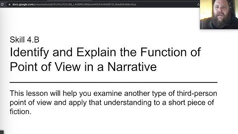 AP Lit Help Video #10: Understanding Third-Person Omniscient Point of View