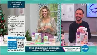 HSN | Semi-Annual Craft Clearance - Crafter's Companion 12.20.2023 - 12 PM