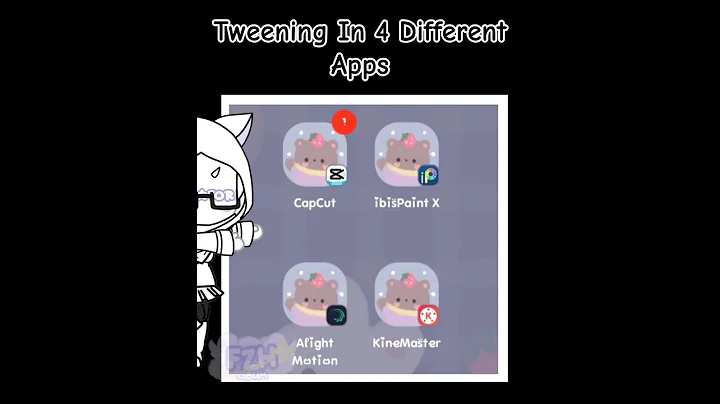 Tweening in 4 different apps 🪻