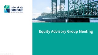 Equity Advisory Group (EAG) May 20th, 2024 5:30PM PST