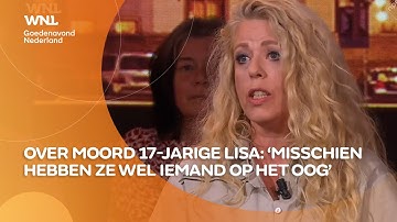 Moord 17-jarige Lisa raakt diep: 