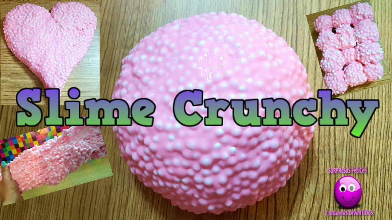 Descubrir 59+ imagen slime crunchy receta