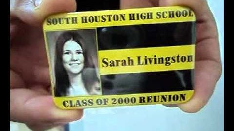 Class Reunion Badges: Class Reunion Button Badges with Image