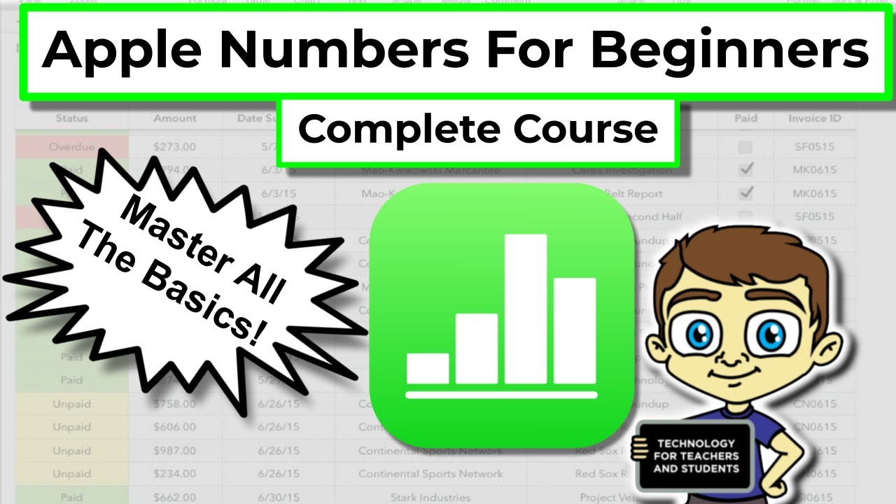 Numbers Apple Program Apple Numbers for Beginners - The Complete Course - YouTube