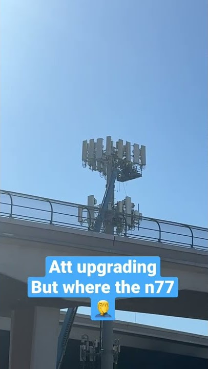 Att upgrading but where the n77 gear 🤦‍♂️ #att #att5g #celltower #lasvegas