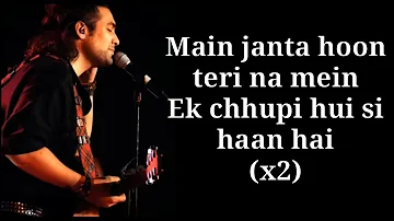 MAIN JANTA HOON LYRICS | The Body | Jubin Nautiyal | Emraan H, Vedhika, Sobhita |