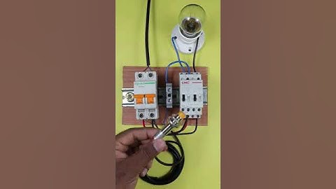Pulse Relay Connection with Sensor #Electrical #connection #wiring