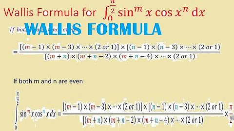 Wallis Integration Formula