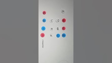 Drawing A Starlight Line Path With Alfabet A To N #line #art #maths #shorts