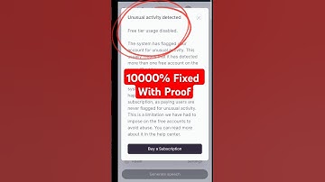 Elevenlabs unusual activity detected  | Unusual activity detected elevenlabs | Elevenlabs problem