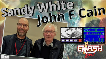 Sandy White & John F Cain Talk.  Ant Attack and Booty on the ZX Spectrum.  Crash Live 2024 Event.