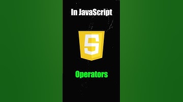 In Javascript operators #shorts #upskill #webdevelopement #programming