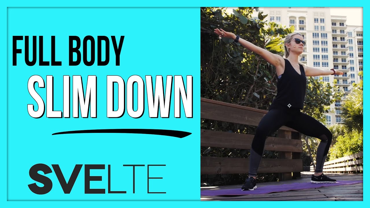 Full Body Slim Down Exercise - Workout with Grace - YouTube