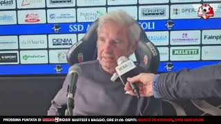 Atletico Ascoli - Teramo 1-1, il Presidente ascolano Gianni Clerici punta i fari sui play off