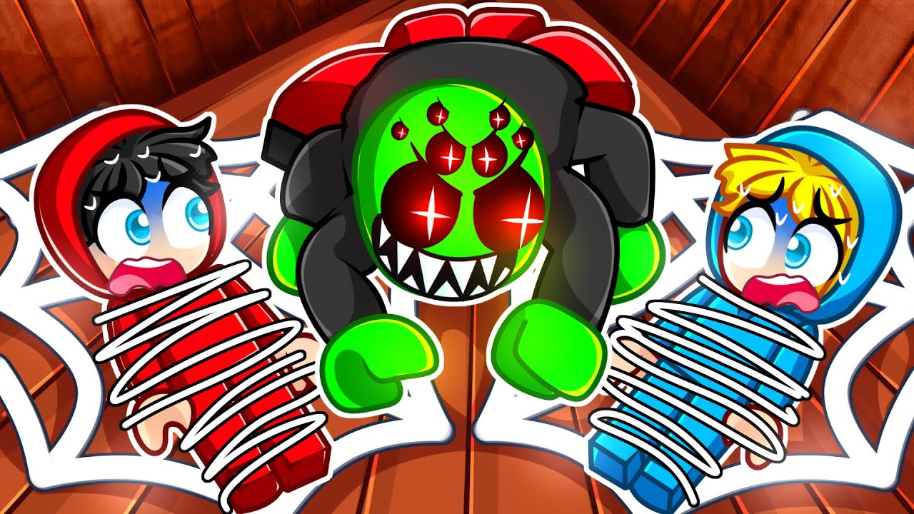 ZJADAM MOICH PRZYJACIÓŁ jako ZŁY PAJĄK w Roblox!