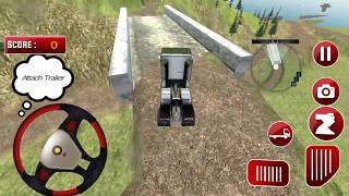 Off-Road Army Vehicle Transport Truck Driver 2019 Gameplay screenshot 1