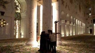 Inside The Sheikh Zayed Grand Mosque in Abu Dhabi